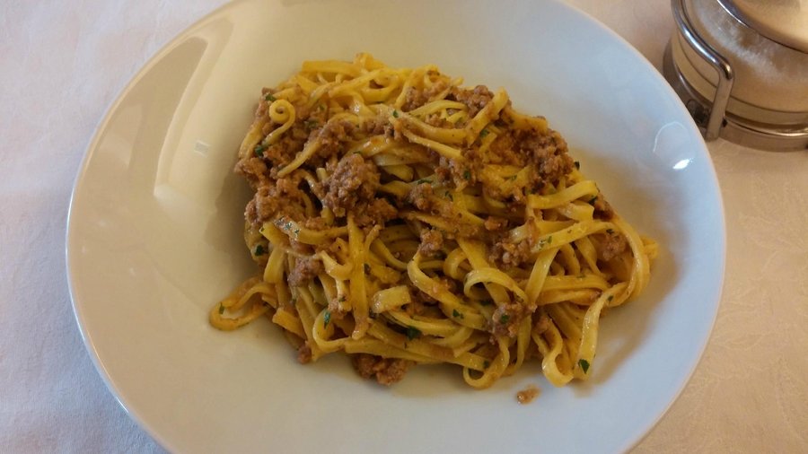 tagliatelle all'anatra