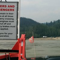 George Black ferry crossing the Yukon River to West Dawson