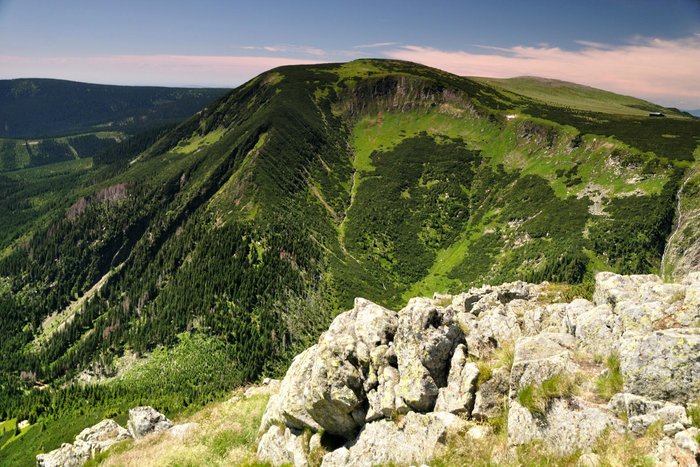 Widok ze Śnieżki