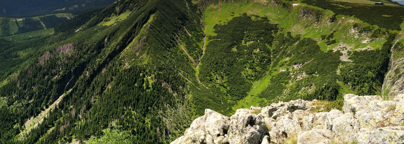 Widok ze Śnieżki