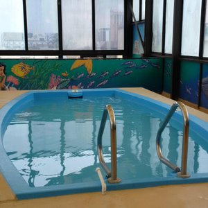 Pool on top floor