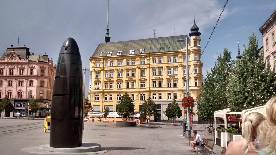 Brno's astronomical clock (aka penis)