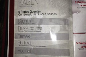 Cardápio