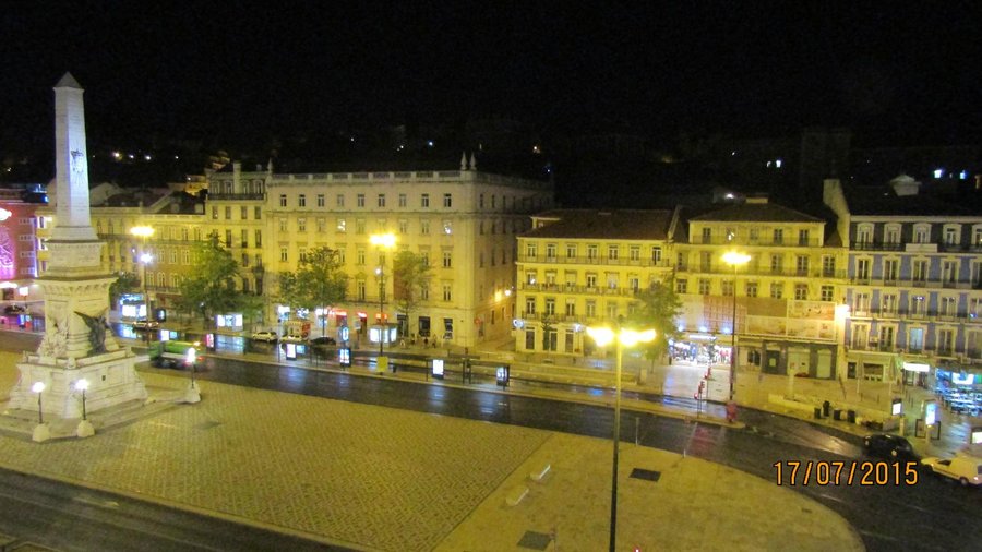 vista do quarto noturna