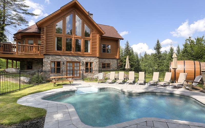 Deer with private pool