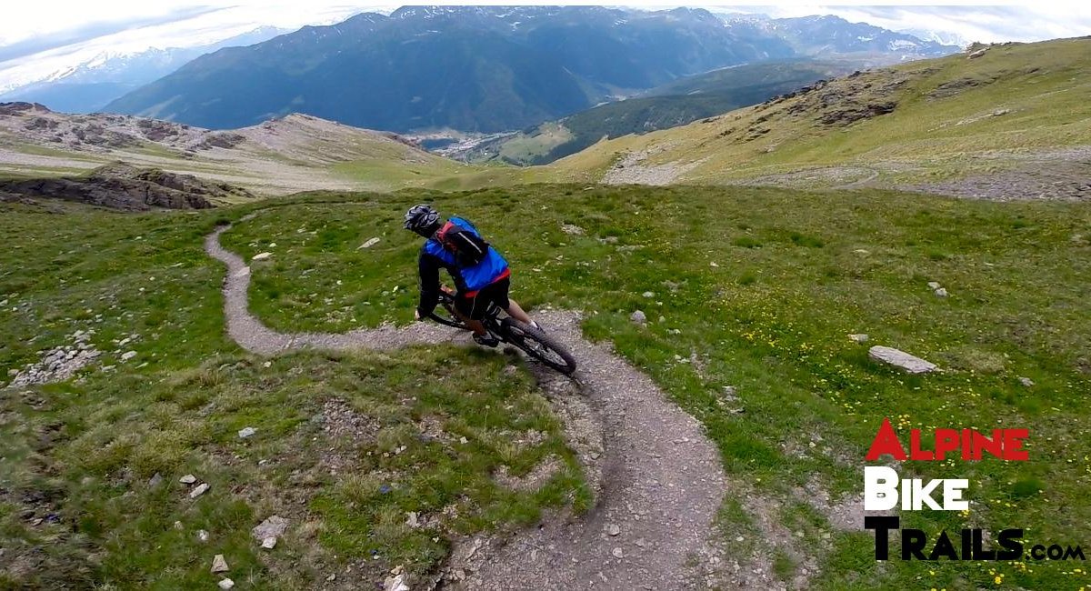 alpine mountain bike trails