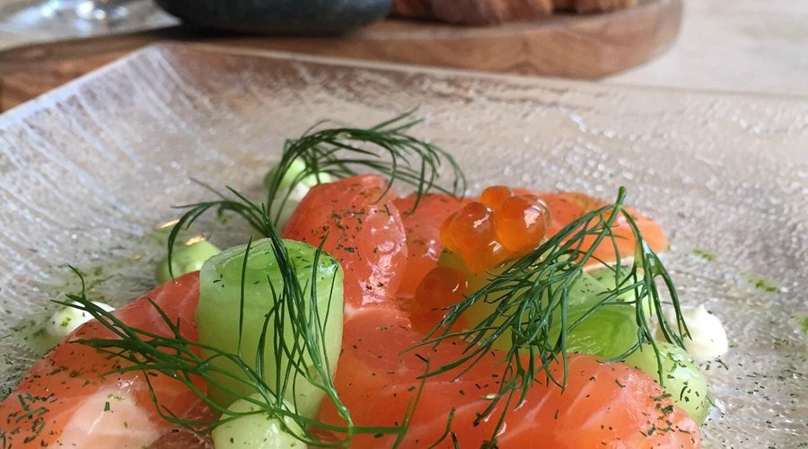 Salmon starter