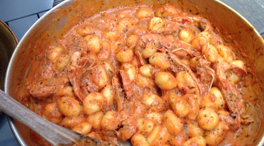 Gnocchi scampi