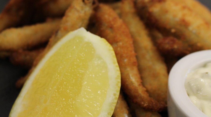 It's tapas with a few twists including this yummy whitebait