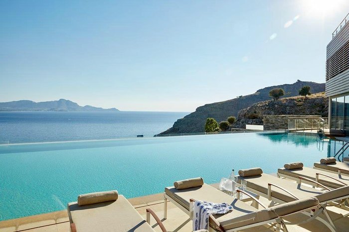 Lindos Blu Luxury Hotel & Suites Bar or Lounge: Pictures & Reviews ...