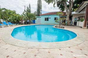New Garden Hotel in Dominican Republic, image may contain: Villa, Resort, Hotel, Pool