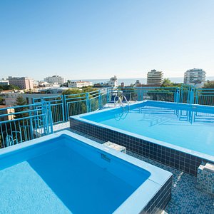 The Rooftop Pool at the Hotel Augustus Riccione