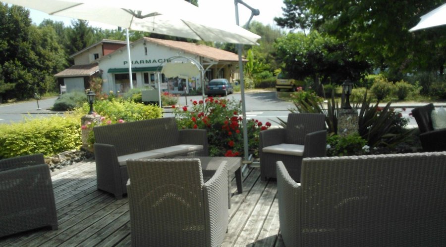 Terrasse accueillante