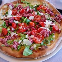 Pizza con battuta