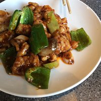 鳥肉とピーマン唐辛子