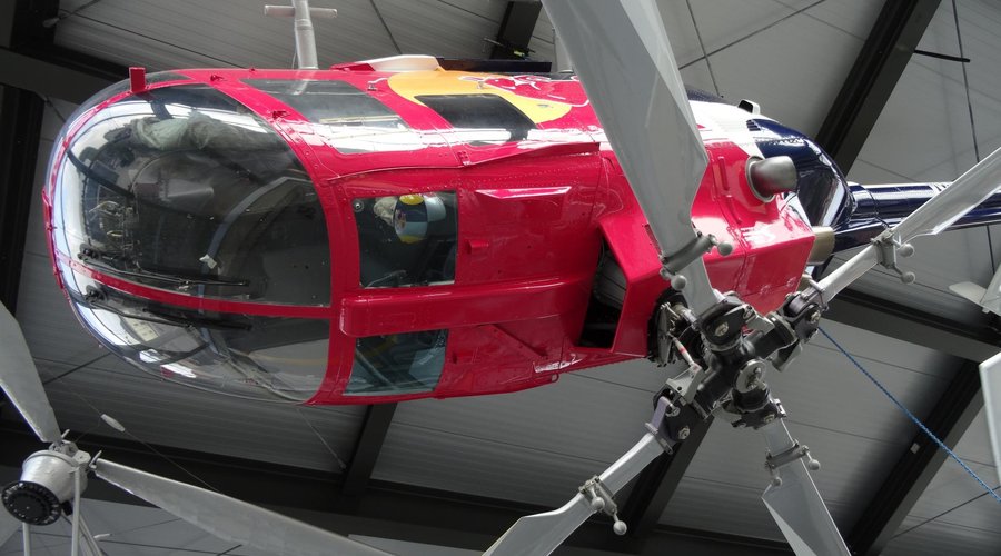Upside down helicopter.