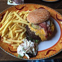 Cheeseburger mit Bacon