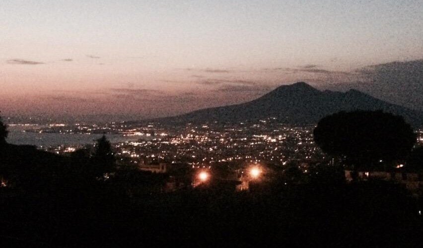 La veduta di notte dalla camera