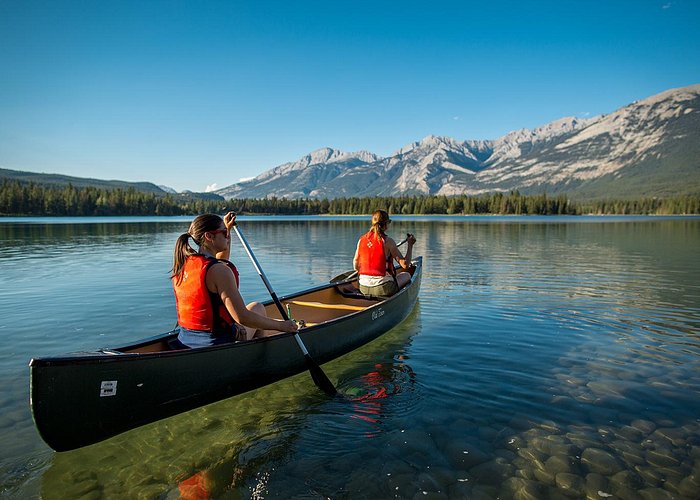 Canoeing in Jasper National Park