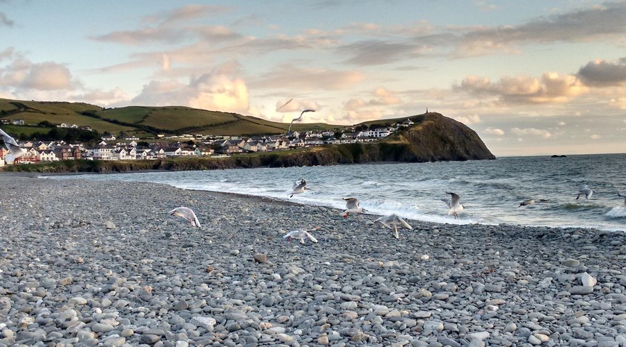 Love this shot. Shows Borth at it's finest