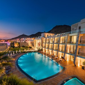 Pool at Sunset