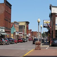 The street outside the Visitors Center