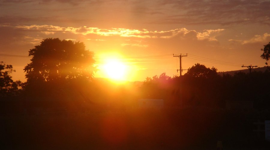 My favourite sunset is at Petruth Paddocks
