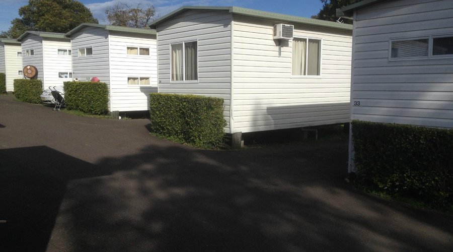 View of cabins