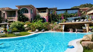 Hotel Mariposas in Sardinia, image may contain: Villa, Housing, Hotel, Resort