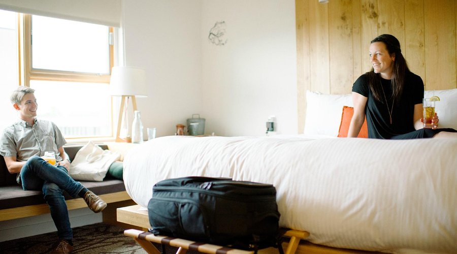 Fluffy kind bedded room