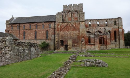 Church on left