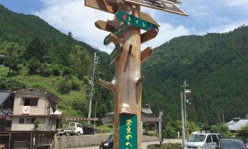 駐車場にある標識