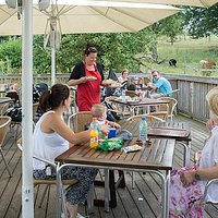Sit back and relax in the Orchard Café