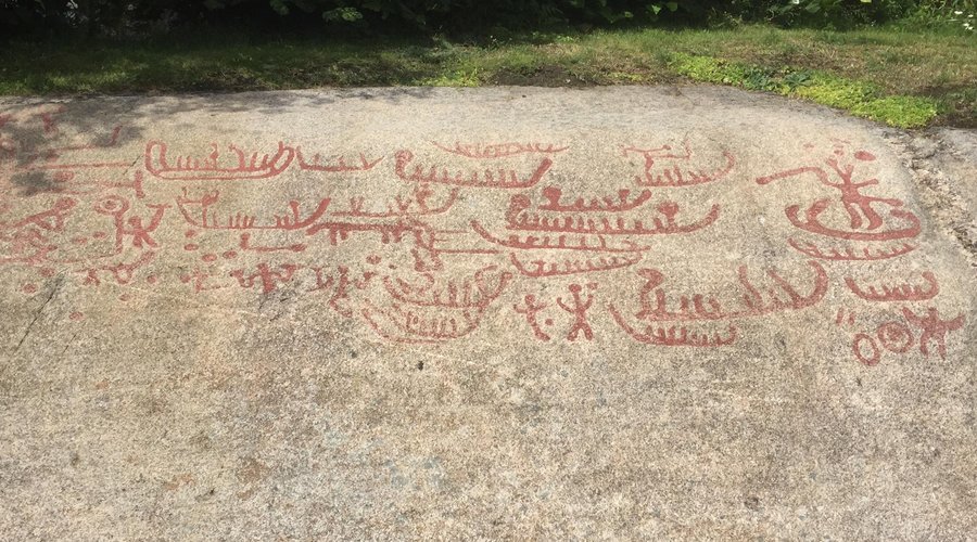 Bjoernstadskipet Rock Carving