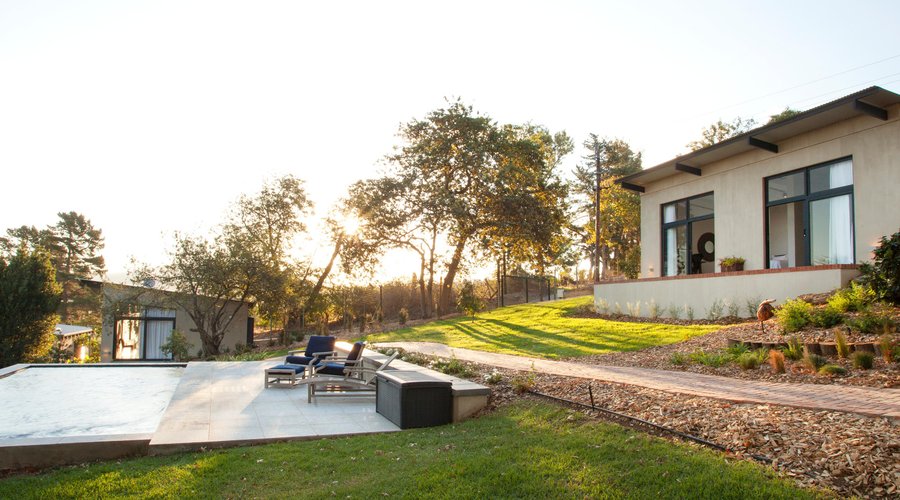 Cottages & pool