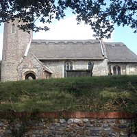 St Gregory's from the lower farm track off Norton Lane