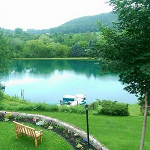 The view from our balcony during our stay in the Chalet!