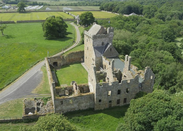 Aerial Photo of Balgonie Castle