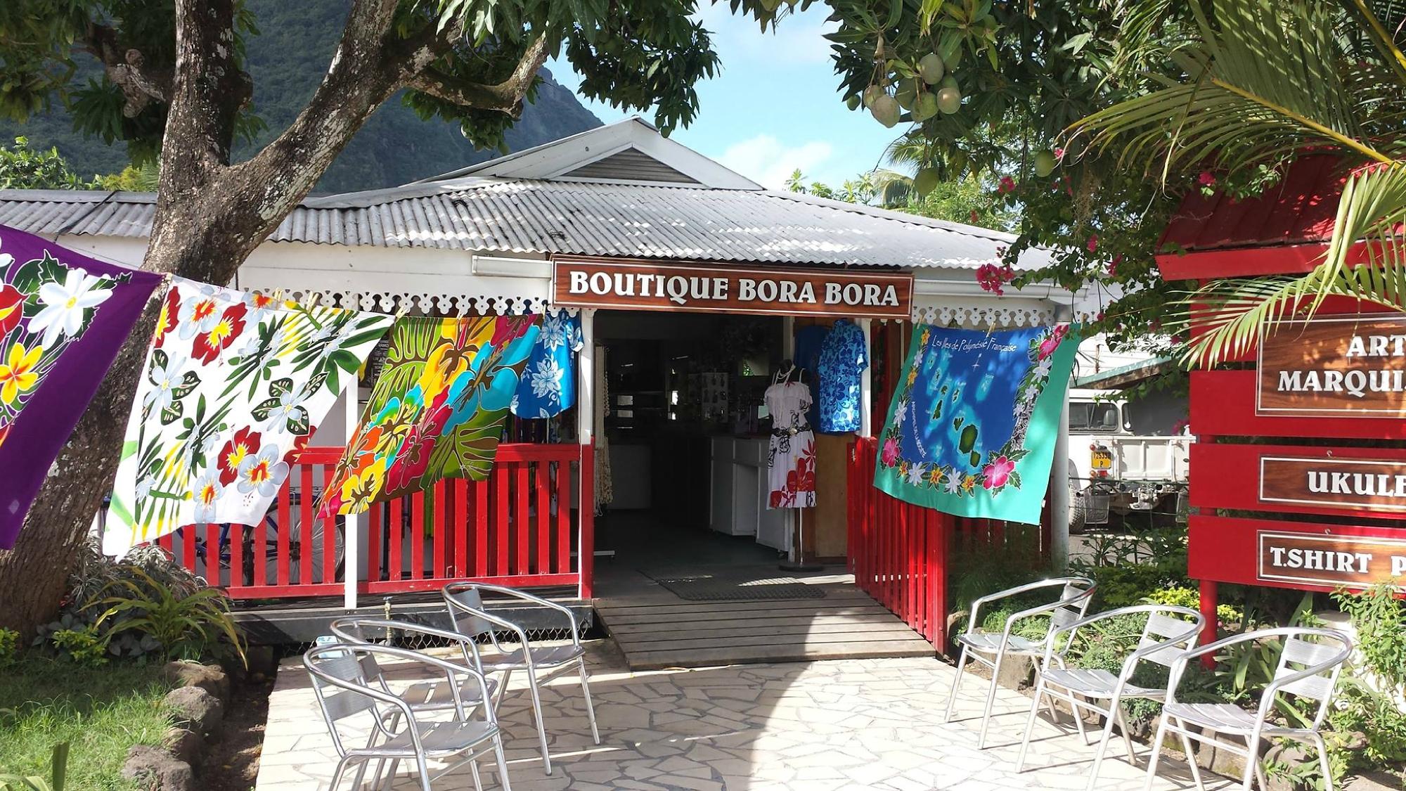 Shops in Bora Bora