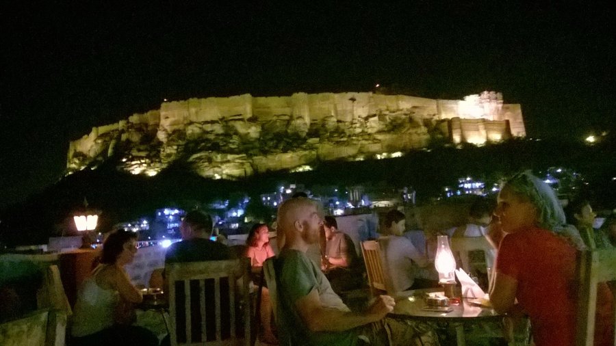 View from the restaurant