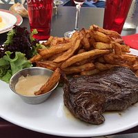 pièce de Boeuf et frites maison