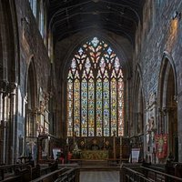 The Jesse window at St Mary's Church Shrewsbury