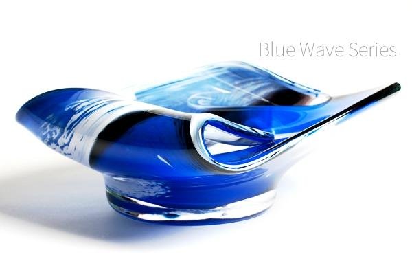 blue wave centrepiece i made