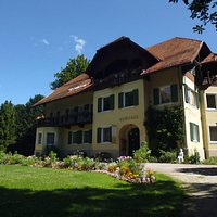 Kurhaus with Michael Ende Exhibition, in the middle of the park