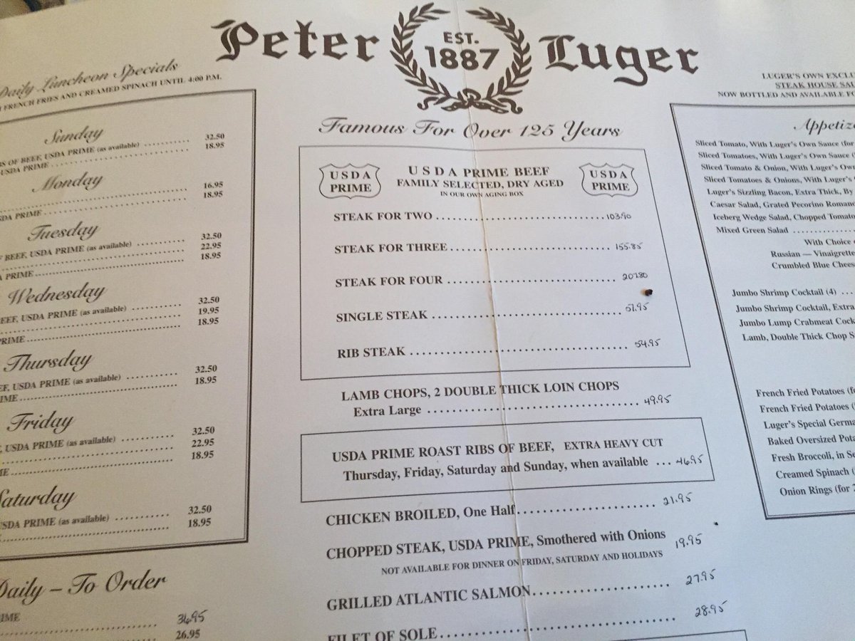 Peter Luger Steak House, Great Neck - Restaurant Reviews, Photos 