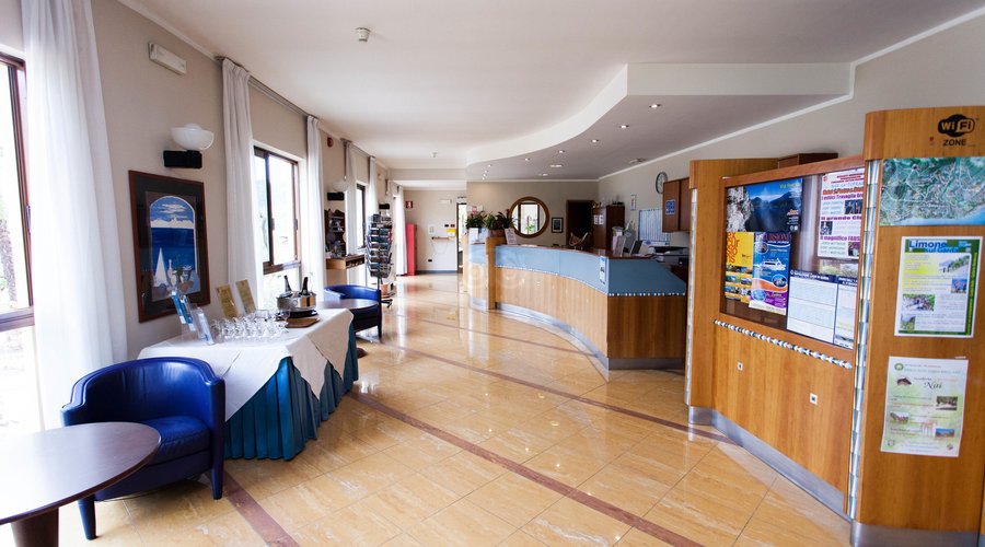 Lobby at the Hotel Cristina