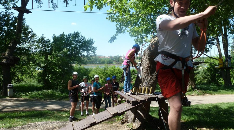 Me on the ropes