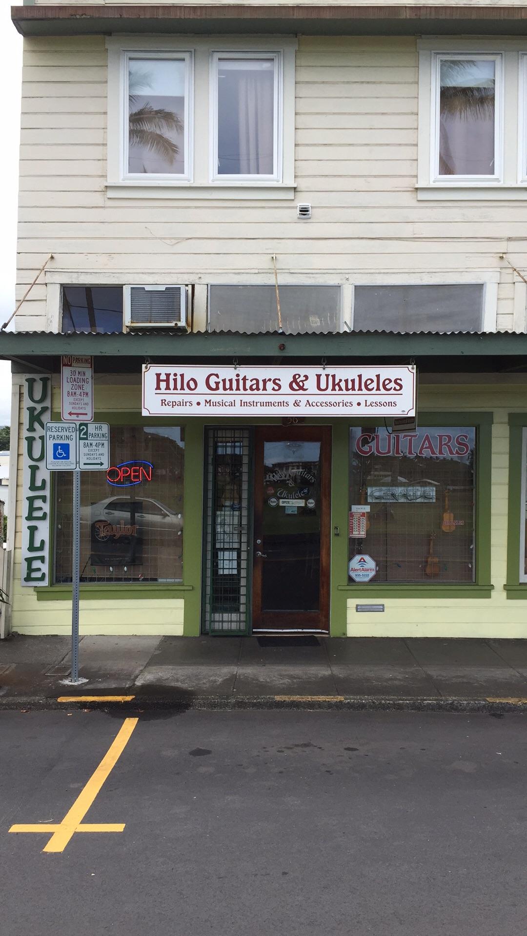 Hilo ukulele and guitar top