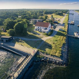 Lotsvillan Hostel from above