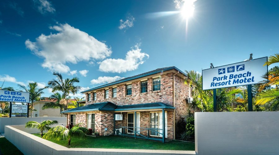 View of the front of the Motel